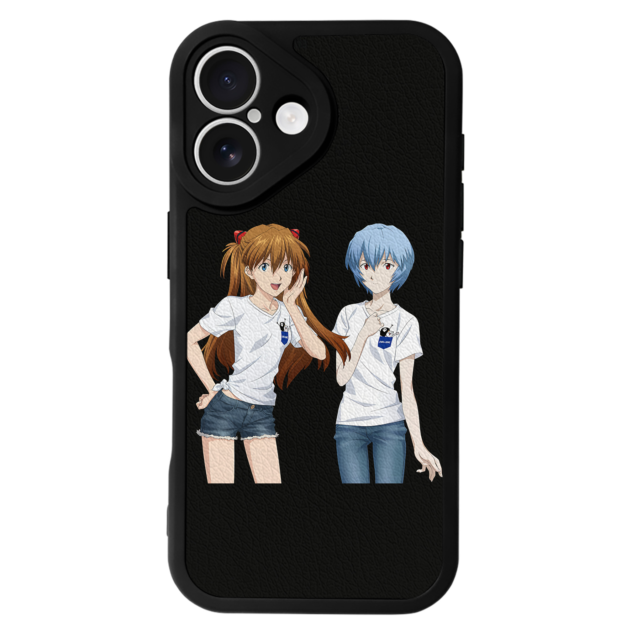 （画像用） EVA 新世紀エヴァンゲリオン 【iPhone 16シリーズ対応】シリコンスマホケース（レザー調） 材質：シリコン